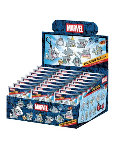 MARVEL RIVALS - Jeff Series 17 - 3D Foam Bag Clip (Display 24 Pcs) 