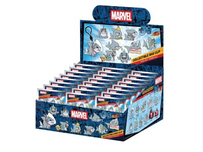 MARVEL RIVALS - Jeff Series 17 - 3D Foam Bag Clip (Display 24 Pcs) 
