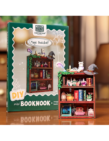 MINI BOOK NOOK KIT - DIY- Etagère Magique - Avec Aimants 
