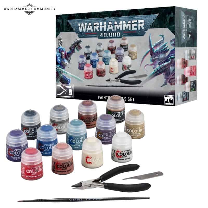 40K PAINTS+TOOLS GER/FRE/ITA/DUT/CZ/SLV