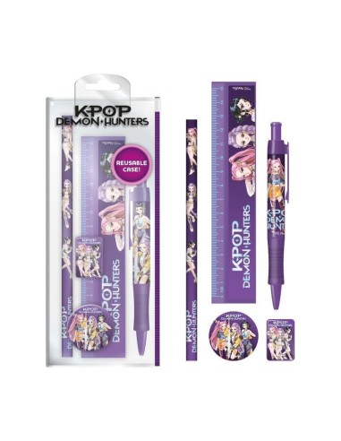K-POP DEMON HUNTERS - Set de Papeterie (5pcs) 