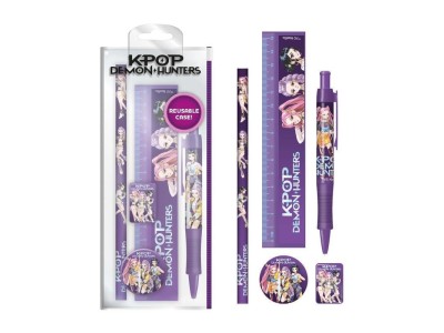 K-POP DEMON HUNTERS - Set de Papeterie (5pcs) 