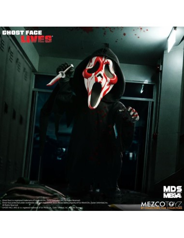SCREAM - Bloody Ghost Face - Poupée MDS Mega Scale Talking 37cm 