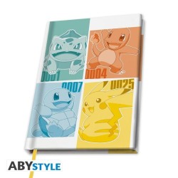 POKEMON - Kanto Starters - Cahier A5 