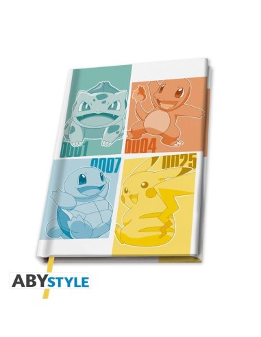 POKEMON - Kanto Starters - Cahier A5 