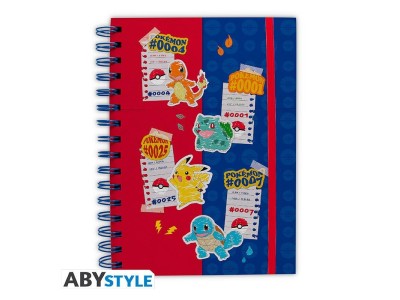 POKEMON - Red & Blue Partenaires - Cahier A5 