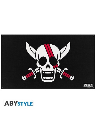ONE PIECE - Drapeau 70X120cm - Red hair Pirates 