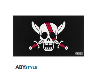 ONE PIECE - Drapeau 70X120cm - Red hair Pirates 