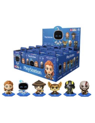 PLAYSTATION - Bobble Hero - Assortiment 12 Figurines 6cm -Blind Box 