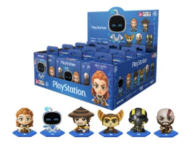 PLAYSTATION - Bobble Hero - Assortiment 12 Figurines 6cm -Blind Box 