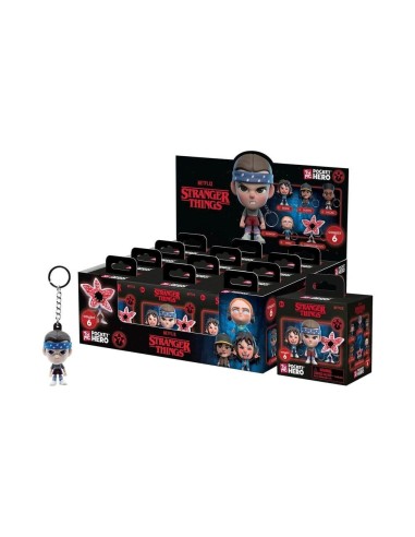 STRANGER THINGS - Pocket Hero - Assort 12 Porte-Clés BLIND BOX 5.5cm 