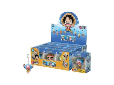 ONE PIECE - Pocket Hero - Assortiment 12 Porte-Clés WINDOW BOX 5.5cm 