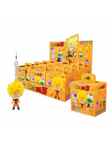 DRAGON BALL Z - Pocket Hero - Assortiment 12 Porte-Clés 