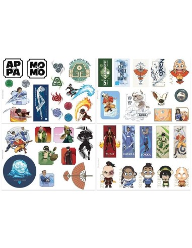 AVATAR LE DERNIER MAITRE DE L'AIR - Set of tech decals 