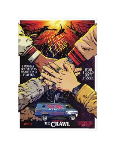 STRANGERS THINGS - The Crawl - Art Print - Edition Limitée 