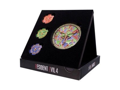RESIDENT EVIL 4 - Church Puzzle - Set de Médaillons Edition Limitée 