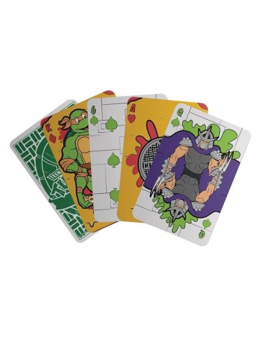 LES TORTUES NINJAS - Playing Cards CDU Containing 12 Packs 