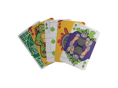 LES TORTUES NINJAS - Playing Cards CDU Containing 12 Packs 