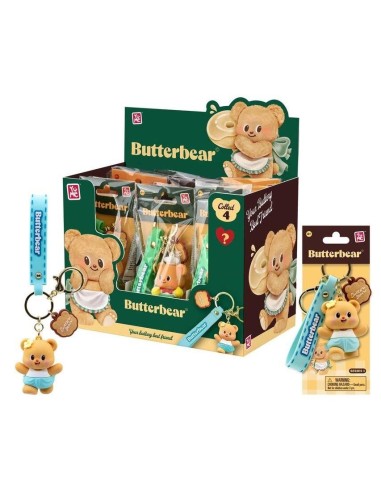 BUTTERBEAR - Everyday Series 1 - Assortiment 12 Porte-Clés 5cm 