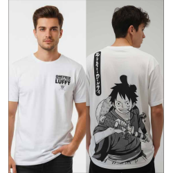ONE PIECE - Straw Hat Crew Luffy - T-Shirt Homme (XL) 