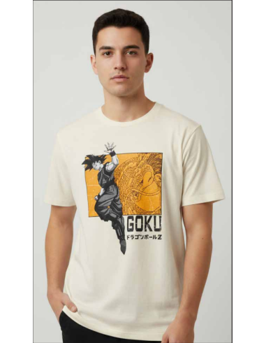 DRAGON BALL Z - Goku Dragon - T-Shirt Homme (XXL) 