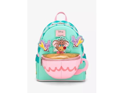 ALICE AU PAYS .. - Teacup Mouse - Mini Sac à Dos Loungefly "Exclusive" 