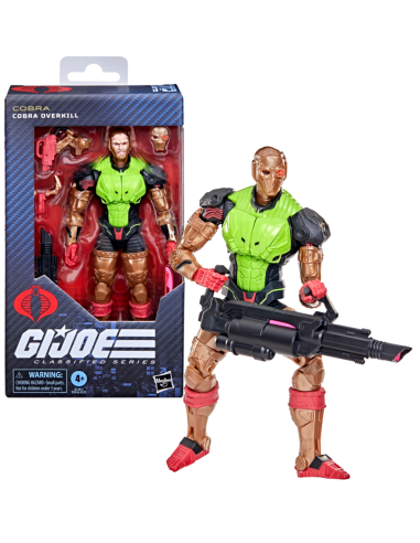 G.I. JOE - Cobra Overkill - Figurine Classified Series #201 15cm 