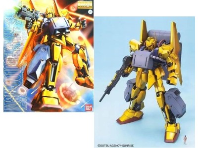 GUNDAM - MG 1/100 Hyakushiki + Ballute System - Model Kit 