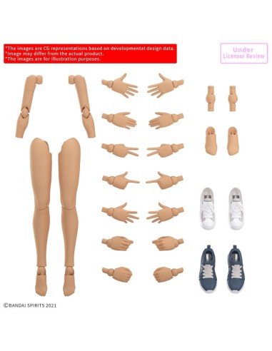 30MS - Option Body Parts Arm Parts & Leg Parts S (Color C) - Model Kit 
