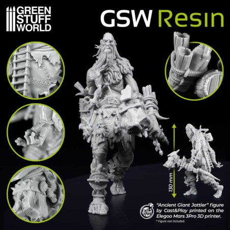 Résine Imprimante 3D - ABS-like Gris 1000ml