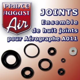 9 Joints pour aérographe A011