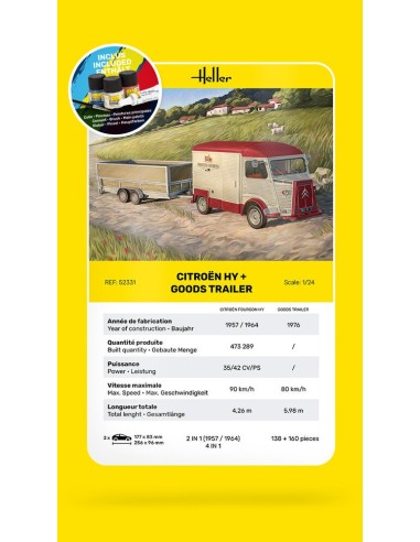 STARTER KIT Citroen HY + Goods Trailer 
