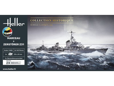 STARTER KIT Twin Set Marceau + Zerstörer Z31 