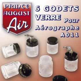 6 godets verre pour...