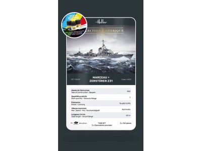 STARTER KIT Twin Set Marceau + Zerstörer Z31 