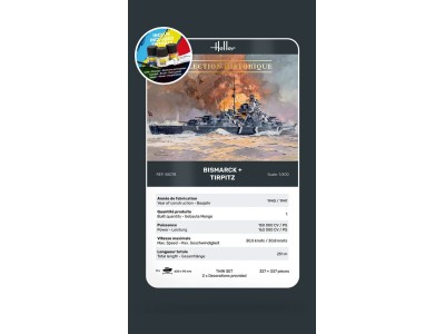 STARTER KIT Twin Set Bismarck + Tirpitz 