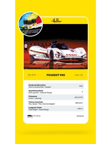 STARTER KIT Peugeot 905 