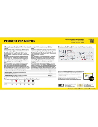 STARTER KIT Peugeot 206 WRC'03 