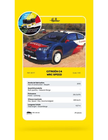 STARTER KIT Citroën C4 WRC Speed 