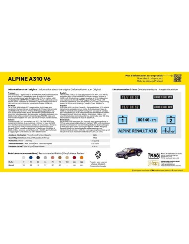 STARTER KIT Alpine A310 
