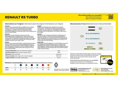 STARTER KIT Renault R5 Turbo 
