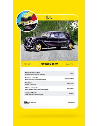 STARTER KIT Citroen 11 CV 