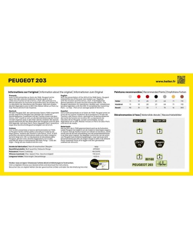 STARTER KIT Peugeot 203 