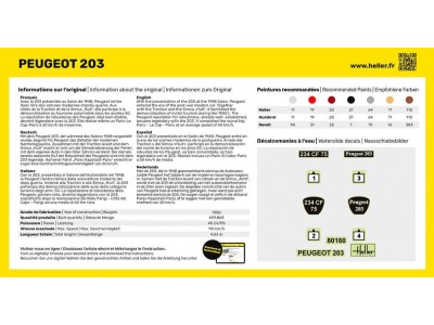 STARTER KIT Peugeot 203 
