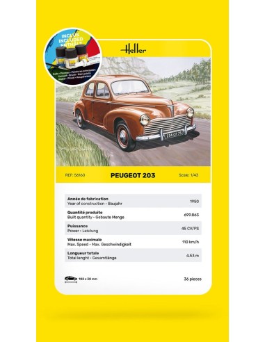 STARTER KIT Peugeot 203 