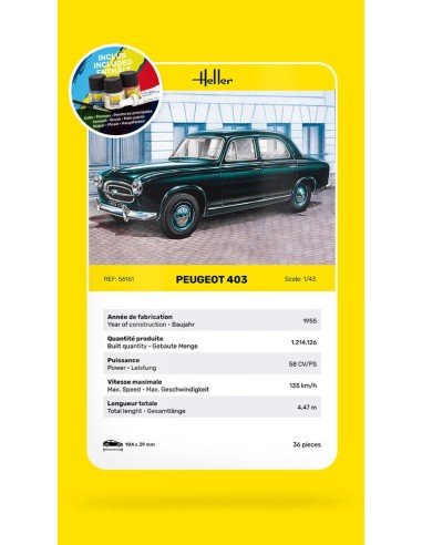 STARTER KIT Peugeot 403 