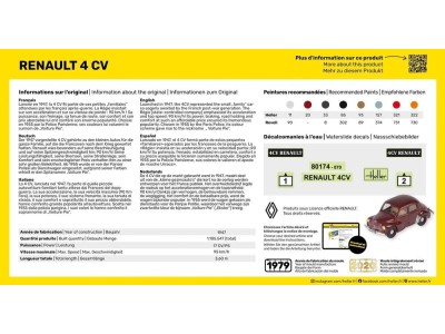 STARTER KIT Renault 4 CV 