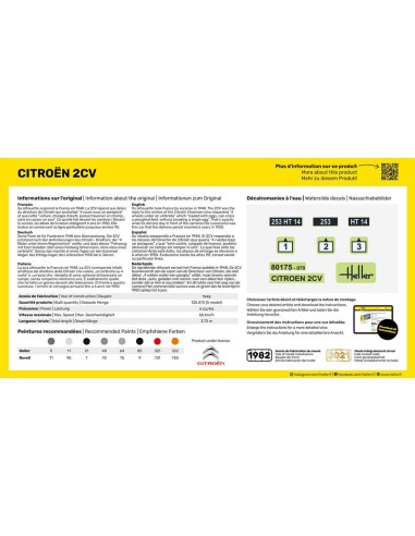 STARTER KIT Citroen 2 CV 