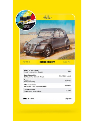 STARTER KIT Citroen 2 CV 