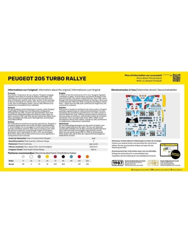 STARTER KIT Peugeot 205 Turbo Rallye 